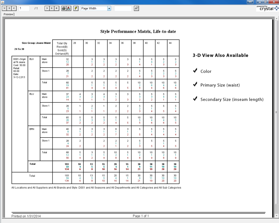 screenshot of MultiFlex RMS